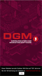 Mobile Screenshot of dgm-kommunikation.de