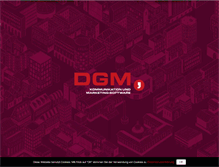 Tablet Screenshot of dgm-kommunikation.de